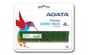 Obrzok ADATA DDR3 4GB 1600MHz 11CL - AD3U1600W4G11-S