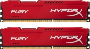 Obrzok HyperX Fury 8GB (Kit 2x4GB) 1866MHz DDR3 CL10 DIMM - HX318C10FRK2/8