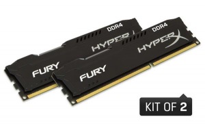 Obrzok DDR 4....          8GB . 2400MHz. CL15 HyperX FURY Black Kingston (2x4GB) - HX424C15FBK2/8