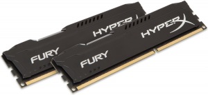 Obrzok Kingston HyperX Fury Black - HX318C10FBK2/8