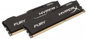 Obrzok Kingston 8GB DDR3-1866MHz HyperX Fury Black - HX318LC11FBK2/8