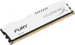 Obrázok produktu Kingston HyperX Fury White, 1600Mhz, 4GB, DDR3 ram, auto-pretaktovanie