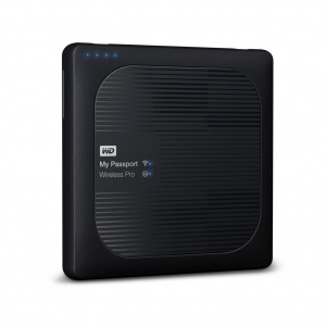 Obrzok WD My Passport Wireless Pro 2.5   extern HDD 3TB - WDBSMT0030BBK-EESN