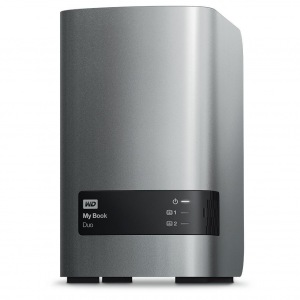 Obrzok WD My Book Duo 3.5  extern HDD 8TB - WDBFBE0080JBK-EESN