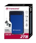 Obrzok produktu Transcend StoreJet 25H3B 2TB ext. HDD 2.5    USB 3.0,  SW Elite,  antishock,  OTB