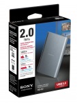 Obrzok produktu Sony 2.5" extern HDD 2TB,  USB 3.0,  hlinkov,  stbrn