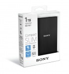 Obrzok produktu Sony 2.5" extern HDD 1TB,  USB 3.0,  hlinkov,  Slim,  ern