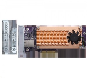 Obrzok Qnap QM2: M.2 SSD PCIe Expansion Card Dual M.2 PCIe SSD slots - QM2-2P10G1T