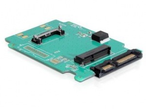 Obrzok Delock adaptr SATA 22 pin > mSATA - 61881