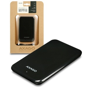 Obrzok AXAGO USB2.0 - SATA 2.5" extern PURE box BLACK - EE25-PB