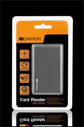 Obrzok tovaru Canyon CNE-CARD2 All-in-1 taka kariet,  USB2.0,  extern ,  thla,  ed - CNE-CARD2