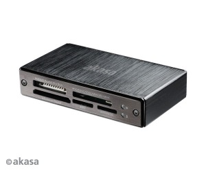 Obrzok AKASA teka karet USB 3.0 - AK-CR-06BK