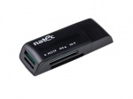 Obrzok produktu Natec MINI ANT 3 taka kariet SDHC / MMC / M2 / MicroSD USB 2.0,  ierna