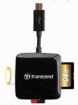 Obrázok produktu Transcend OTG externá čítačka pamaťových kariet,  USB / micro USB,  čierna