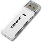 Obrzok produktu INTEGRAL taka pamaovch kariet SD Dual Slot USB 2.0 SDHC / SDXC, biela
