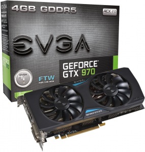 Obrzok EVGA nVidia GeForce GTX 970 FTW ACX 2.0 - 04G-P4-2978-KR