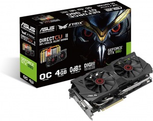 Obrzok ASUS nVidia GeForce GTX STRIX-GTX980-DC2OC-4G - 90YV07D0-M0NA00