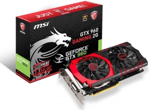 Obrzok MSI nVidia GeForce GTX 960 Gaming 2G - GTX960GAMING2G