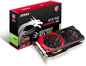 Obrzok MSI nVidia GeForce GTX 960 Gaming - GTX960GAMING4G