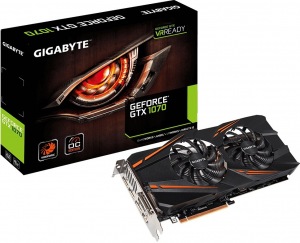 Obrzok GIGABYTE GeForce GTX 1070 WINDFORCE OC  - GV-N1070WF2OC-8GD
