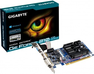 Obrzok Gigabyte nVidia GeForce N210D3-1GI - GV-N210D3-1GI