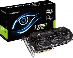 Obrzok GIGABYTE GTX 970 WINDFORCE 3X Gaming 4GB - GV-N970WF3-4GD