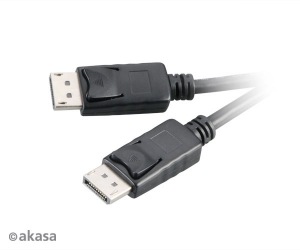 Obrzok AKASA - kabel DP na DP - 2 m - AK-CBDP01-20BK