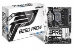 Obrzok produktu ASRock B250 Pro4,  INTEL B250 Series, LGA1151, 4 DDR4,  2xM.2 (1 for SSD,  1 WiFi)