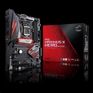 Obrzok ASUS ROG MAXIMUS X HERO (WI-FI AC)  soc.1151 Z370 DDR4 ATX 3xPCIe M.2 USB3.1 HDM - 90MB0W20-M0EAY0