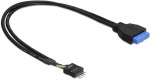 Obrázok produktu Delock redukcia USB 3.0 19pin na USB 2.0 8pin, 0,3m