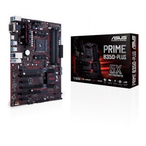Obrzok ASUS PRIME B350-PLUS soc.AM4 B350 DDR4 ATX PCIe USB3 GL iG D-Sub DVI HDMI - 90MB0TG0-M0EAY0