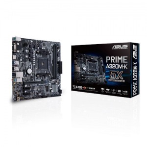 Obrzok ASUS PRIME A320M-K soc.AM4 A320 DDR4 mATX 2xPCIe USB3 GL iG D-Sub HDMI - 90MB0TV0-M0EAY0