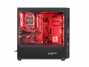Obrzok Genesis PC case IRID 300 RED MIDI TOWER USB 3.0 - NPC-1131