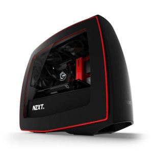 Obrzok NZXT PC skrinka Manta ierno-erven s oknom v bonom paneli - CA-MANTW-M2