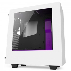 Obrzok NZXT PC skria S340 Bielo-fialov - CA-S340W-W3