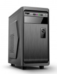 Obrzok produktu Gembird ATX PC case,  mini-tower,  black,    Fornax 100  
