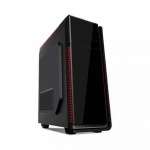 Obrzok produktu Gembird PC gaming skria midi-Tower,  ierna,  Neptun + BlackBox zdroj 350W