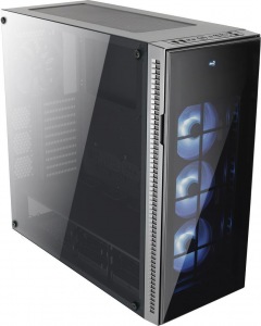 Obrzok PC skrinka Aerocool ATX QUARTZ PRO Tempered Glass - AEROQUARTZ-PRO