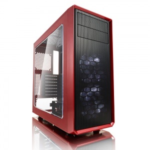 Obrzok Fractal Design Focus G erven(okno) - FD-CA-FOCUS-RD-W