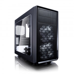 Obrzok Fractal Design Focus G Mini ern (okno) - FD-CA-FOCUS-MINI-BK-W