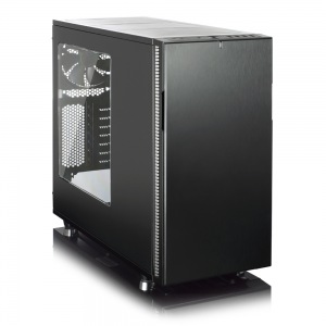 Obrzok Fractal Design Define R5 ern BE (prhledn bok) - FD-CA-DEF-R5-BKO-W