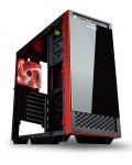 Midi ATX skříň In Win 503 Black / Red | Obrázok produktu Midi ATX skříň In Win 503 Black / Red