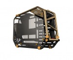 Obrzok produktu sk In Win D-FRAME 2.0 black / gold + 1065W zdroj