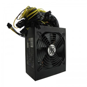 Obrzok Qoltec ATX Power Supply 1600W | 80 Plus Gold | Bitcoin Miner - 