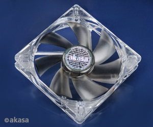 Obrzok ventiltor Akasa - 12 cm - Smokey - tich - AK-191SM