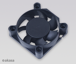 Obrzok ventiltor Akasa - 40x10 mm  - ern - AK-4010MS