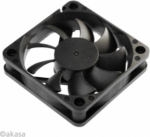 Obrzok Akasa 6cm Classic Black Fan - DFC602012H