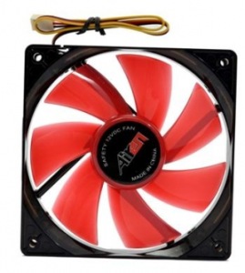 Obrzok Airen Fan RedWings 120 Led Red - redvings120ledred