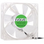 Obrzok produktu EVOLVEO ventiltor 140mm,  LED zelen