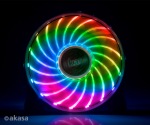 Obrzok produktu pdavn ventiltor Akasa Vegas X7 LED 12 cm RGB